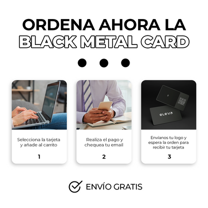 Black MetalCard Personalizada